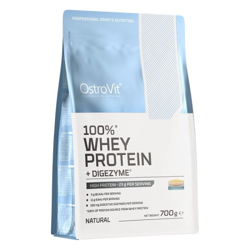 100% Whey Protein + Digezyme 700 g naturalny