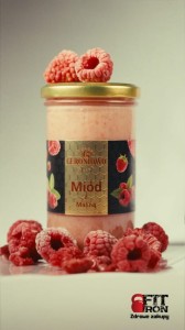 Miód z maliną 270g