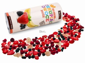 Owoce liofilizowane Mix Duża Tuba 150g